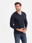 Ombre Men's unprinted Longsleeve mit Rundhalsausschnitt Ombre