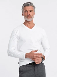 Longsleeve Longsleeve fr Herren mit V-Ausschnitt.