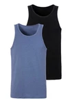 John Devin Tanktop (Packung, 2-tlg) Melange