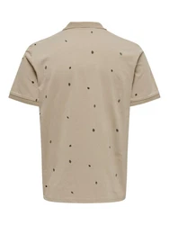 Only & Sons Poloshirt 'DAVE' Beige (7491)