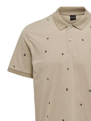 Only & Sons Poloshirt 'DAVE' Beige (7491)
