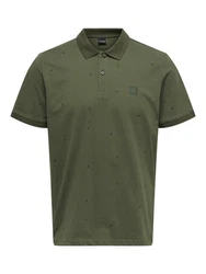 Only & Sons Poloshirt 'DAVE' Olive (7491)