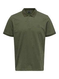 Poloshirt Poloshirt aus Baumwolle Klassisches Kurzarm Polohemd 7491 in Olive