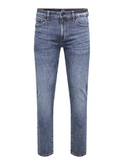 ONLY & SONS Slim-fit-Jeans Jeans Slim Fit Denim Pants (7140) Hellblau ONLY & SONS Slim-fit-Jeans Jeans Slim Fit Denim Pants (7140) Hellblau