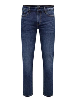 ONLY & SONS Slim-fit-Jeans Jeans Slim Fit Denim Pants (7140) Blau