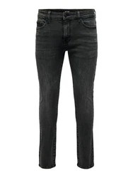 ONLY & SONS Slim-fit-Jeans Jeans Slim Fit Denim Pants (7140) Schwarz