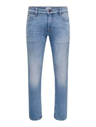 ONLY & SONS Slim-fit-Jeans Jeans Slim Fit Denim Pants (7065) Hellblau