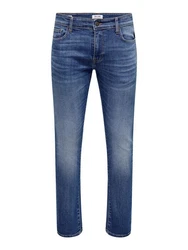 ONLY & SONS Slim-fit-Jeans Jeans Slim Fit Denim Pants (7065) Blau