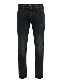 ONLY & SONS Slim-fit-Jeans Jeans Slim Fit Denim Pants (7065) Schwarz (7065) ONLY & SONS Slim-fit-Jeans Jeans Slim Fit Denim Pants (7065) Schwarz (7065)