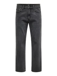 ONLY & SONS Regular-fit-Jeans Jeans Regular Fit Denim Pants (7102) Grau