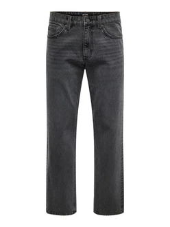 ONLY & SONS Regular-fit-Jeans Jeans Regular Fit Denim Pants (7102) Grau