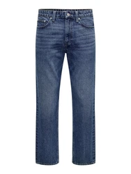 ONLY & SONS Regular-fit-Jeans Jeans Regular Fit Denim Pants (7102) Blau