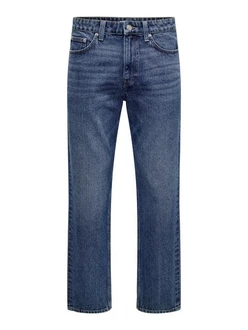 ONLY & SONS Regular-fit-Jeans Jeans Regular Fit Denim Pants (7102) Blau ONLY & SONS Regular-fit-Jeans Jeans Regular Fit Denim Pants (7102) Blau