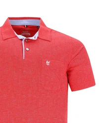 Hajo Poloshirt Rot/Dunkelrot