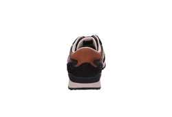 Lloyd Schnürschuh Sneaker Leder Schwarz/Rot/Hellblau/Rosa