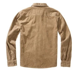 Brandit Corduroy Classic Hemd Braun/Khaki