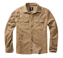 Brandit Corduroy Classic Hemd Braun/Khaki