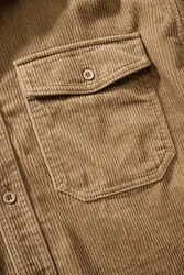 Brandit Corduroy Classic Hemd Braun/Khaki