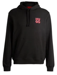 HUGO Sweatshirt Dimoni Schwarz/Rot