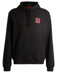 HUGO Sweatshirt Dimoni Schwarz/Rot