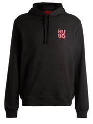 HUGO Sweatshirt Dimoni Schwarz/Rot