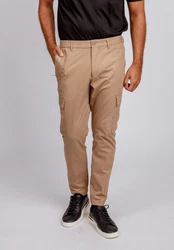BOSS Stoffhose P-Kaiton-Cargo Khaki/Beige/Braun