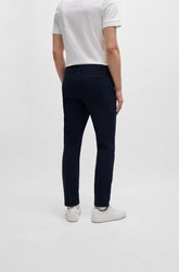 BOSS Stoffhose P-Kaiton Dunkelblau/Blau