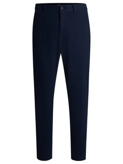 BOSS Stoffhose P-Kaiton Dunkelblau/Blau
