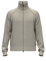 BOSS Strickjacke H-Domico Khaki/Grau/Braun/Beige/Hellgrau