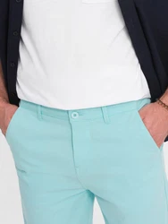 OMBRE Chinoshorts Herren Grün/Blau/Hellblau/Türkis