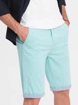 OMBRE Chinoshorts Herren Grün/Blau/Hellblau/Türkis