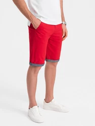 OMBRE Chinoshorts Herren Rot