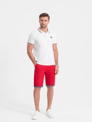 OMBRE Chinoshorts Herren Rot