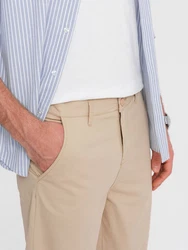 OMBRE Chinoshorts Herren Beige/Khaki