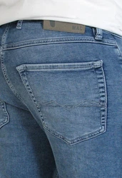 MAC Jeansshorts Jog'n Bermuda Hellblau/Blau