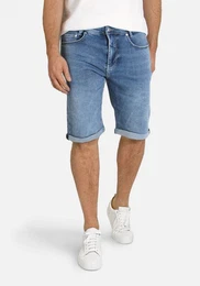 Jeansshorts Jog'n Bermuda softer Sweat-Denim, elastisch und bequem