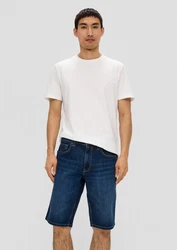 s.Oliver Stoffhose Jeans-Shorts Regular Fit Mid Rise Weiß/Creme