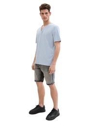 TOM TAILOR Jeansshorts TTJOSH Regular Fit (7363) Grau (7363)