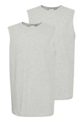 !Solid Tanktop SDMLongi TankTop 2Pack Grau/Hellgrau