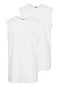 !Solid Tanktop SDMLongi TankTop 2Pack Weiß/Grau