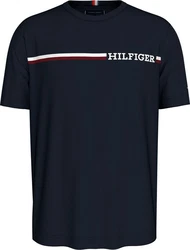 Tommy Hilfiger T-Shirt CHEST STRIPE TEE nachtblau/rot/schwarz/weiß