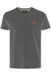 Indicode T-Shirt IDLupko Dunkelgrau/Rot/Grau/Hellgrau