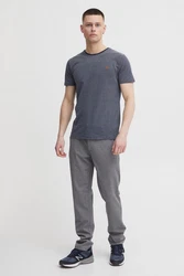 Indicode T-Shirt IDLupko Dunkelblau/Grau/Lila
