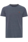 Indicode T-Shirt IDLupko Dunkelblau/Grau/Lila