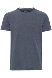 Indicode T-Shirt IDLupko Dunkelblau/Grau/Lila