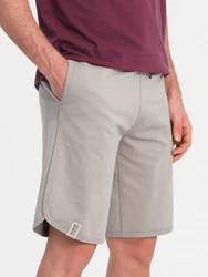 OMBRE Herrensweatshorts Khaki/Beige/Grau/Hellgrau
