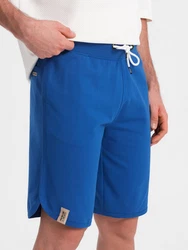 OMBRE Herrensweatshorts Blau/Dunkelblau