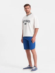OMBRE Herrensweatshorts Blau/Dunkelblau