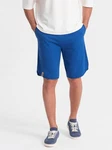 OMBRE Herrensweatshorts Blau/Dunkelblau