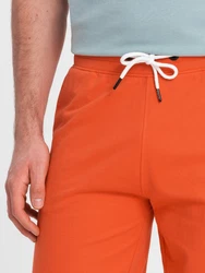 OMBRE Herrensweatshorts Orange
